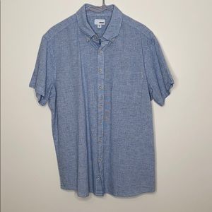 Sonoma button down shirt mens XL Short sleeve NWOT